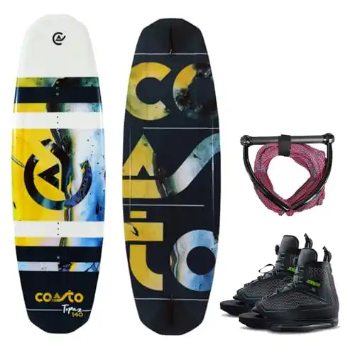 Wakeboard Brunelli Coasto Topaz 140 Paket mit Flex Hantel