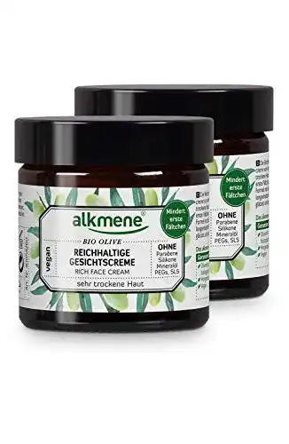 Gesichtscreme ohne Parabene von Alkmene mit Bio-Olive