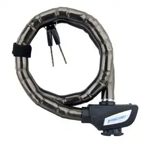 Fischer Kettenschloss 85854 Gliederschloss 70 cm schwarz