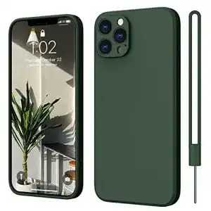 Elestbela Silikonhülle für iPhone 12 Pro Max Kratzfeste Handyhülle