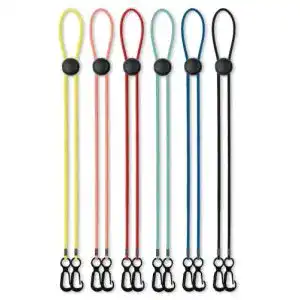 Lannys elastische Maskenkette für Masken, einstellbar, 6er Set