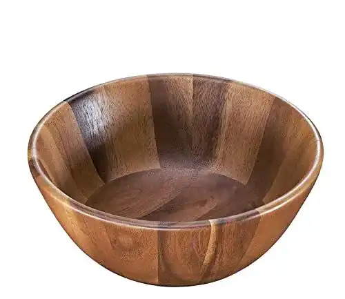 Holzschüssel Zassenhaus Salatschale aus Akazienholz, Durchmesser 25 cm