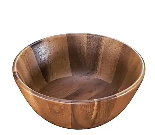Holzschüssel Zassenhaus Salatschale aus Akazienholz, Durchmesser 25 cm