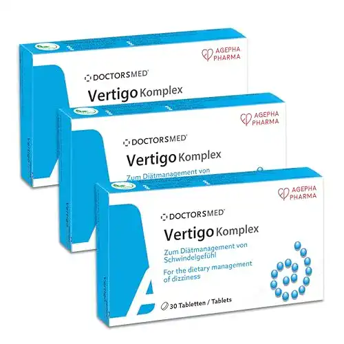 Reisetabletten Doctorsmed Vertigo Komplex zur Bekämpfung von Schwindel