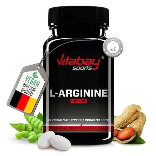 L-Arginin Kapseln 1000 mg von Vitabay