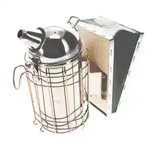 Smoker Imker Germerott Classic Edelstahl Rauchbläser mit Lederblasebalg