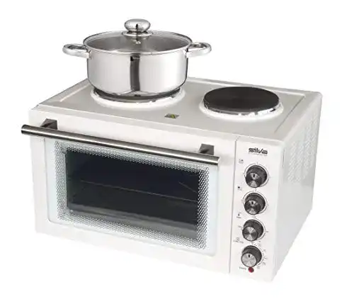 Minibackofen mit Kochplatten Silva Homeline KK 2900