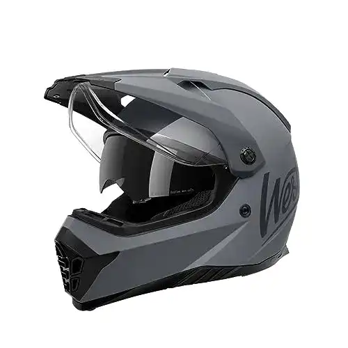 Crosshelm mit Visier für Motocross und MTB ECE 22.06 zertifiziert