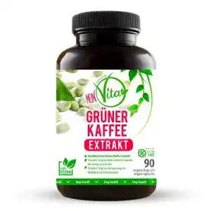Grüner Kaffee Extrakt von MeinVita – 1376 mg Tagesdosis in veganen Kapseln