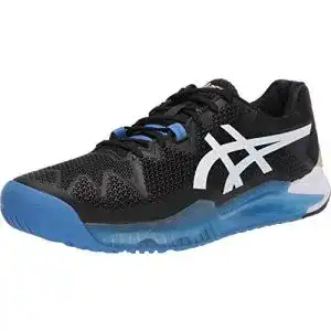 Tennisschuhe für Herren Asics Gel-Resolution 8 in Schwarz/Weiß