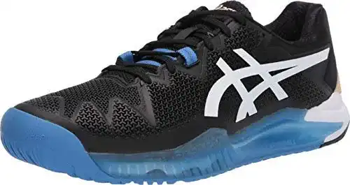 Tennisschuhe für Herren Asics Gel-Resolution 8 in Schwarz/Weiß