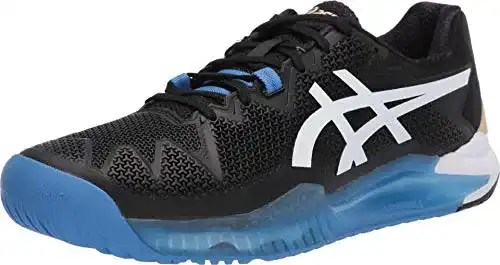 Tennisschuhe für Herren Asics Gel-Resolution 8 in Schwarz/Weiß