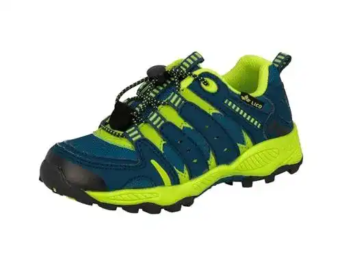 Trekkingschuhe Lico Fremont für Damen und Herren in Petrol/Lemon Größe 39