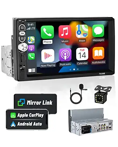 Autoradio mit Touchscreen von Hikity für 1-DIN Fahrzeuge