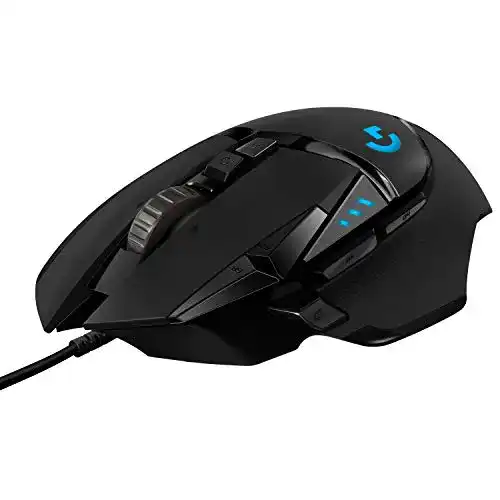 Logitech G 502 HERO Gaming-Maus mit HERO 25K DPI Sensor
