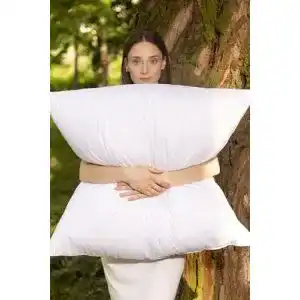 Daunenkissen 80×80 cm von Vitaschlaf mit Bio-Luxe-KBA Daune