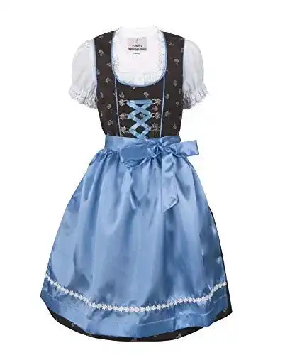 Dirndl Kinder Ramona Lippert Kinderdirndl Sophia braun 3-teilig