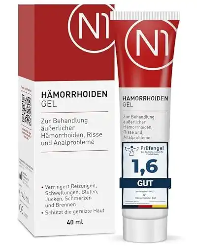 Hämorrhoidensalbe N1 Hämorrhoiden Gel 40 ml Medizinprodukt