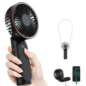 Handventilator Tunise tragbarer Mini-Ventilator mit 4000mAh Akku