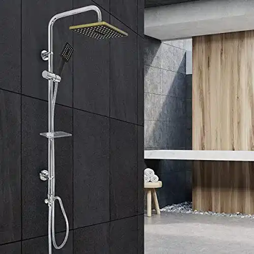 Regendusche ECD Germany Duschsystem aus Edelstahl
