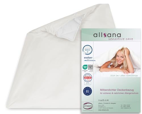 Allergiker Bettwäsche Allsana Deckenbezug 135×200 cm
