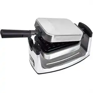 Waffeleisen drehbar Syntrox Germany digitales Edelstahlgerät mit herausnehmbaren Backplatten