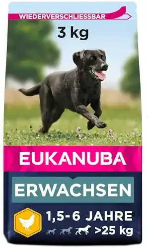 Eukanuba Hundefutter mit frischem Huhn für große Rassen