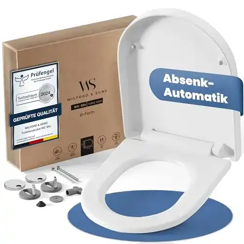Cosondo Toilettendeckel mit Absenkautomatik für Standard-WCs