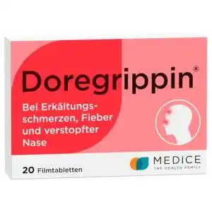 Erkältungsmedikamente Doregrippin Tabletten 20 Filmtabletten