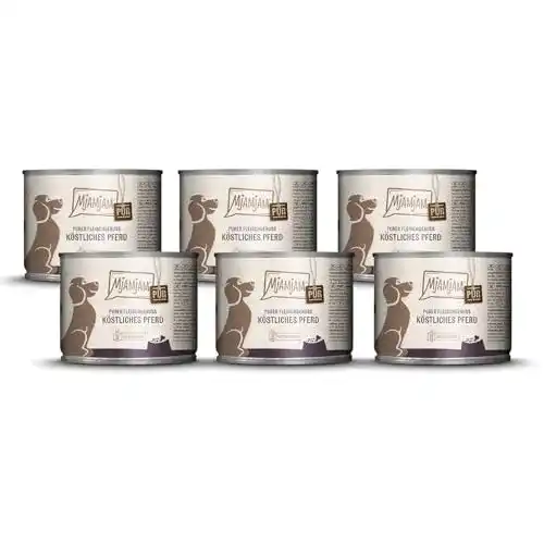 Hundefutter Pferd MjAMjAM Premium Nassfutter für Hunde
