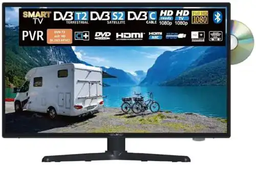 Fernseher mit integriertem DVD-Player 24 Zoll Smart