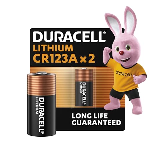 Duracell CR123A Lithium Batterien (2 Stück) für verschiedene Geräte