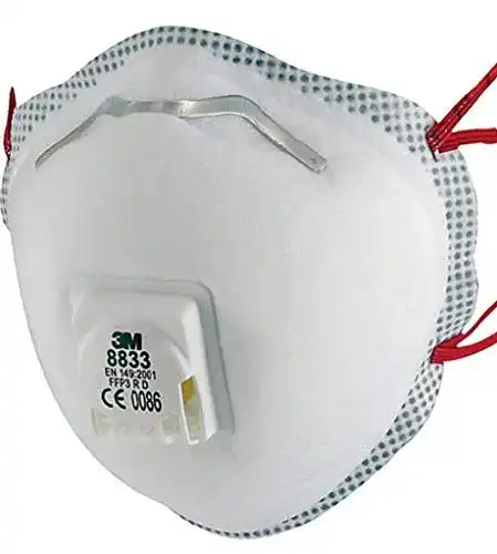 3M Atemschutzmaske FFP3 R D 8833SP 5er Pack