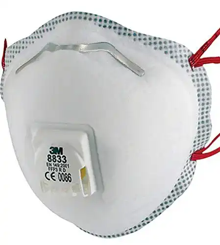 3M Atemschutzmaske FFP3 R D 8833SP 5er Pack