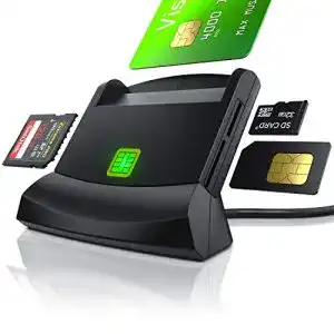 Sim-Kartenleser CSL-Computer USB Chipkartenleser für Smart Cards