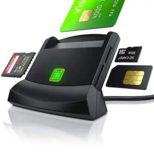 Sim-Kartenleser CSL-Computer USB Chipkartenleser für Smart Cards