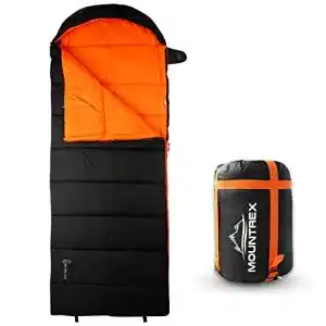 Deckenschlafsack MOUNTREX Schlafsack für Camping und Outdoor bis -5°C