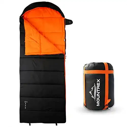 Deckenschlafsack MOUNTREX Schlafsack für Camping und Outdoor bis -5°C
