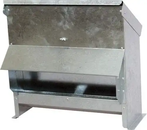 Futterautomat für Hühner von Hemel – Verzinkter Futterspender