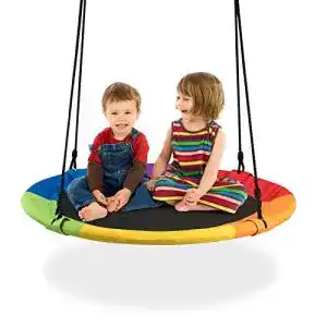 Goplus Nestschaukel 100 cm für Kinder – Outdoor und Indoor