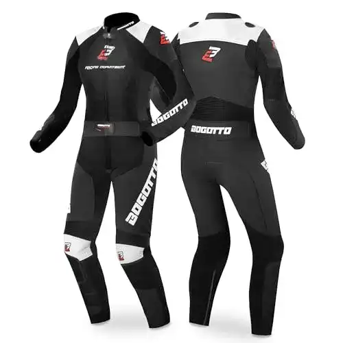 Bogotto Losail Damen Motorrad Lederkombi im 2-Teiler Design