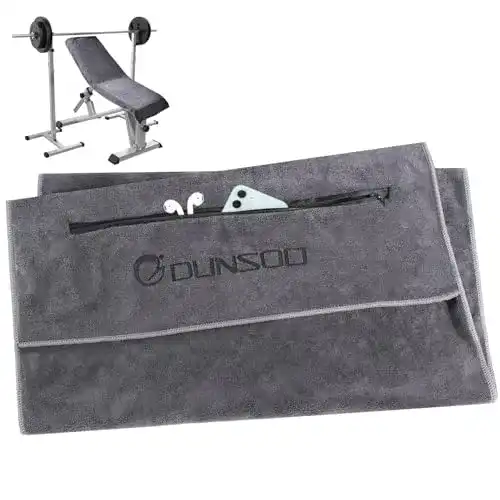 Fitness Handtuch DUNSOO 120x50cm Mikrofaser Sporthandtuch