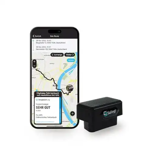 GPS-Tracker für Auto und Motorrad mit SIM-Karte und kostenloser App