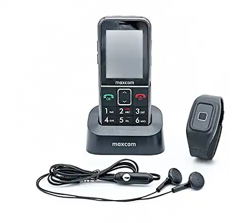Notrufarmband G-TELWARE MM735 Maxcom Seniorenhandy mit GPS-Funktion