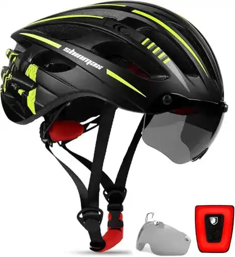 Fahrradhelm für Herren mit Visier von Shinmax
