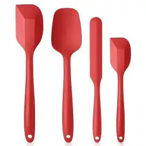 Spatelset Vicloon Silikon, 4-teiliges Küchenhelfer-Set