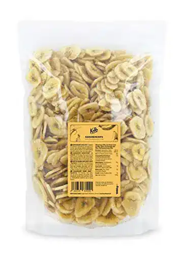 Bananenchips von KoRo im 1 kg Vorteilspack ohne Zuckerzusatz