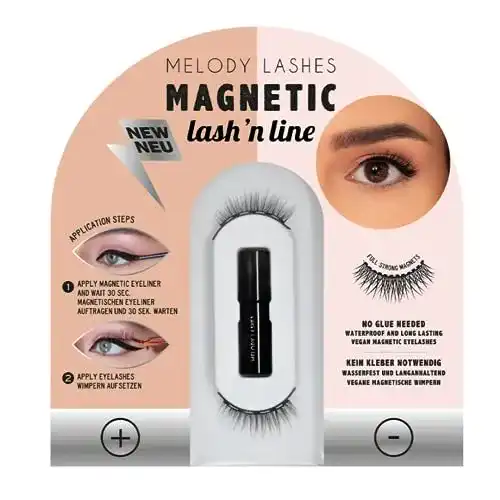 Magnetische Wimpern Melody Lashes ultra starker Halt wasserfest