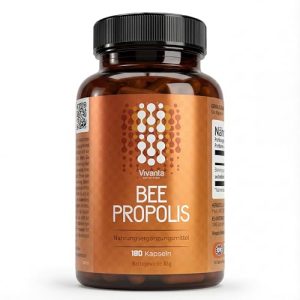 Propolis Kapseln von Vivanta Nutrition Hochdosierter Bee Propolis Extrakt
