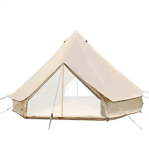 Baumwollzelt für 4 Jahreszeiten – Camping Zelt mit Doppeltüren